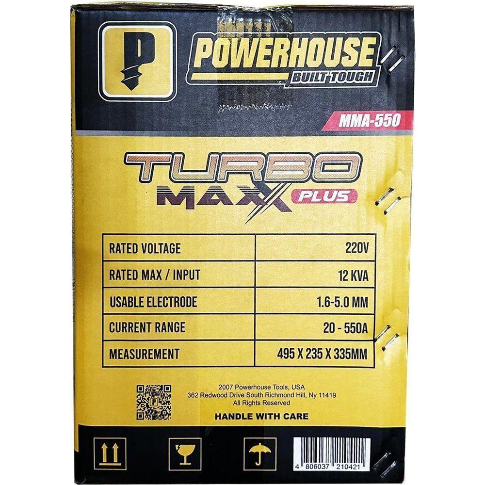 Powerhouse MMA-550 DC Inverter Welding Machine (TURBOMAXXplus) 550A - KHM Megatools Corp. Powerhouse MMA-550 DC Inverter Welding Machine (TURBOMAXXplus) 550A - KHM Megatools Corp.